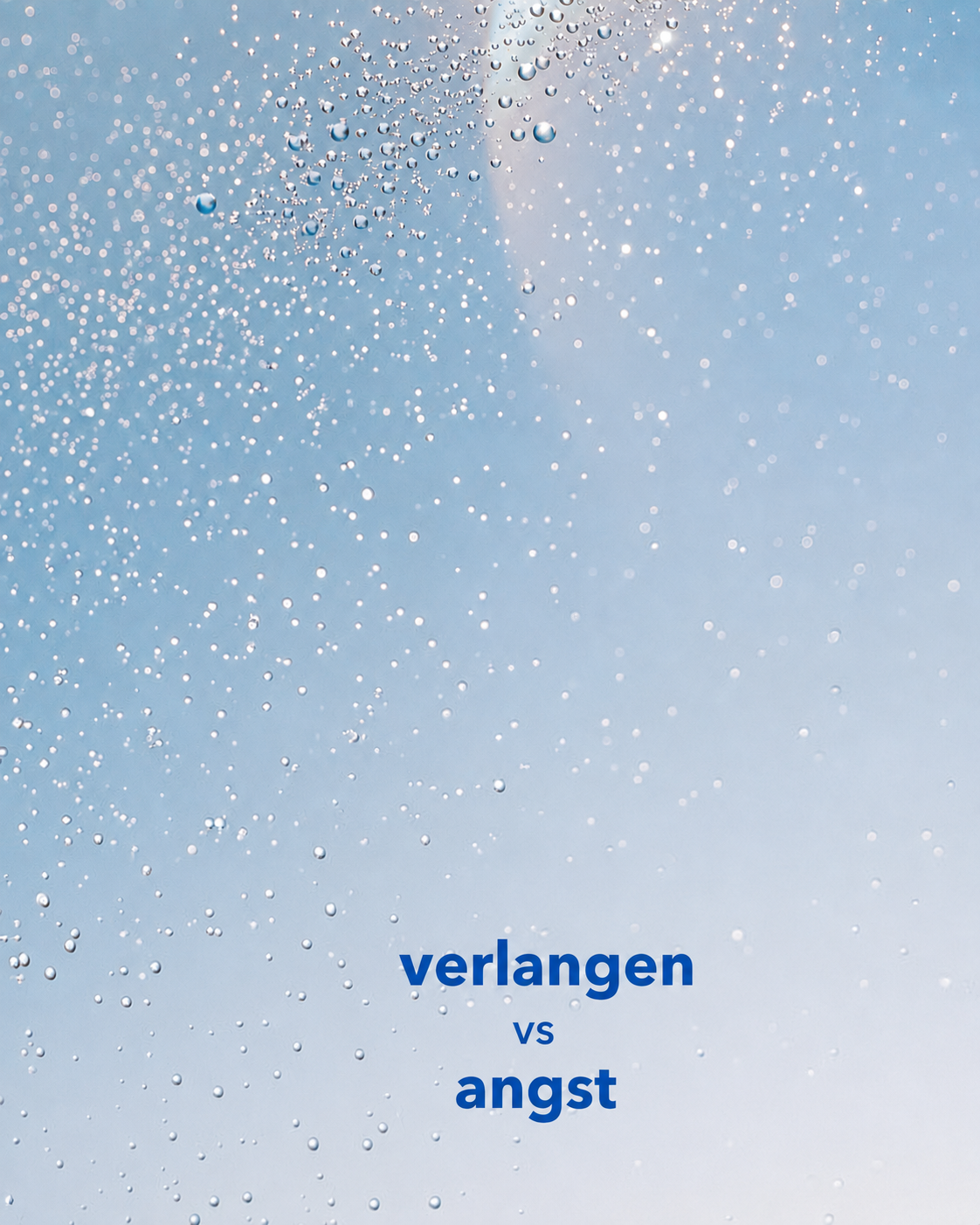 Dezelfde keuze kan vanuit verlangen of vanuit angst worden gemaakt. Read that again.